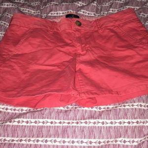 BNWOT salmon colored jean shorts never worn